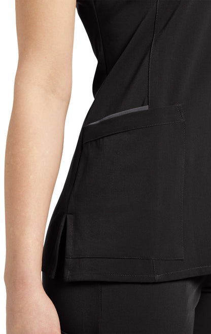 *LAST FEW* 755 Marvella Soft Scrub Top for Women with Contrast Trim