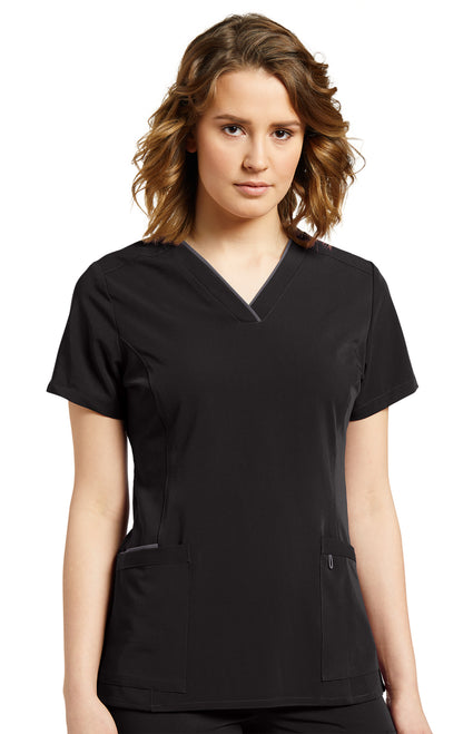 755 Marvella by White Cross Soft Comfortable Scrub Top for Women with Contrast Trim