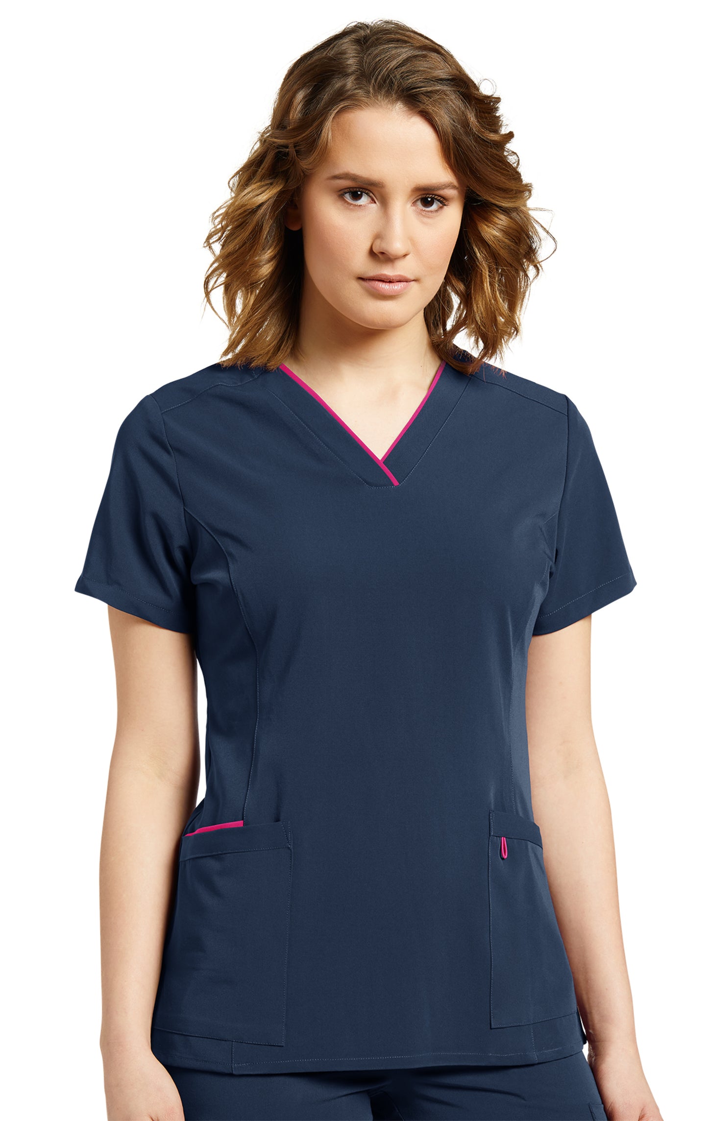 755 Marvella by White Cross Soft Comfortable Scrub Top for Women with Contrast Trim