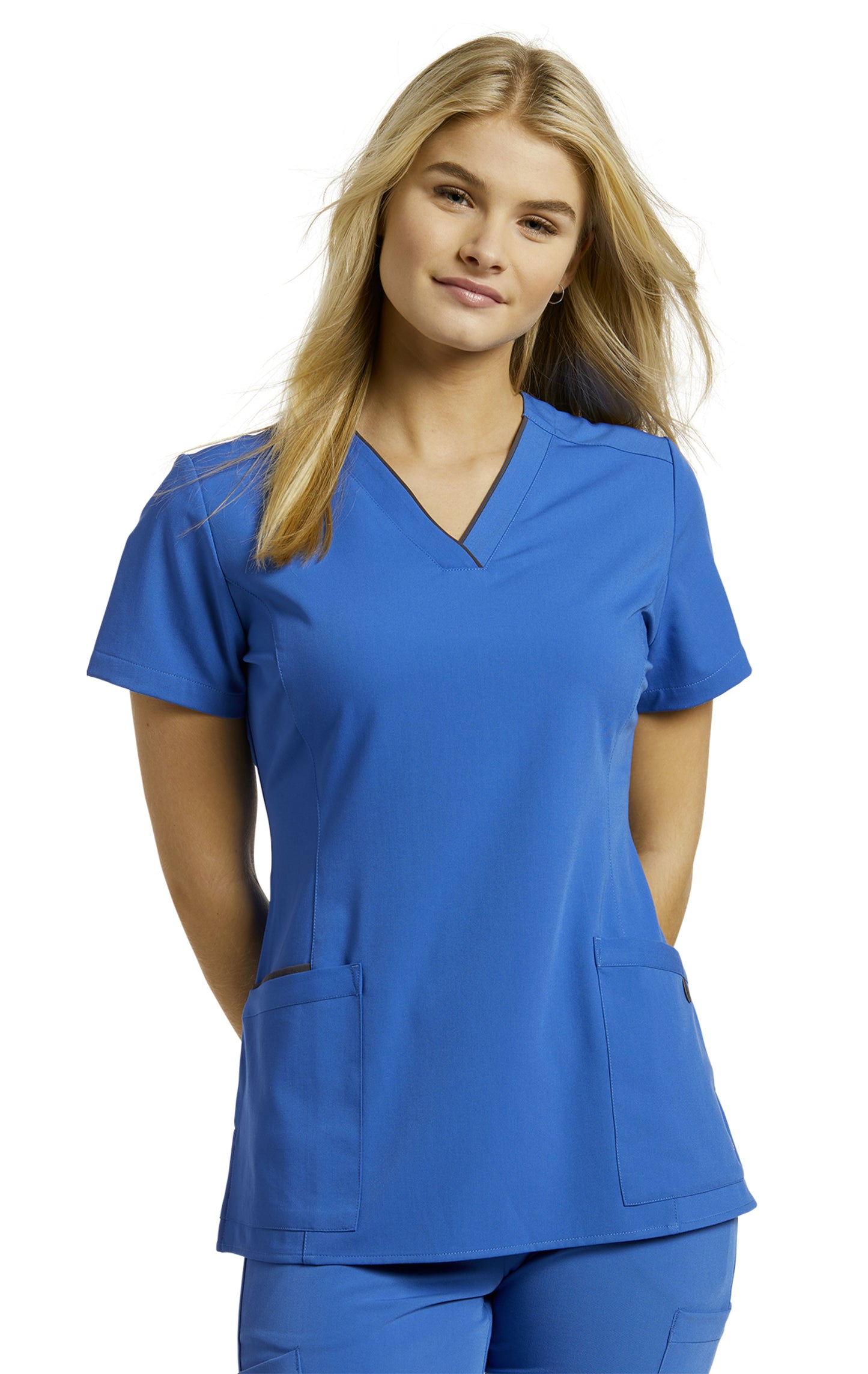 755 Marvella by White Cross Soft Comfortable Scrub Top for Women with Contrast Trim