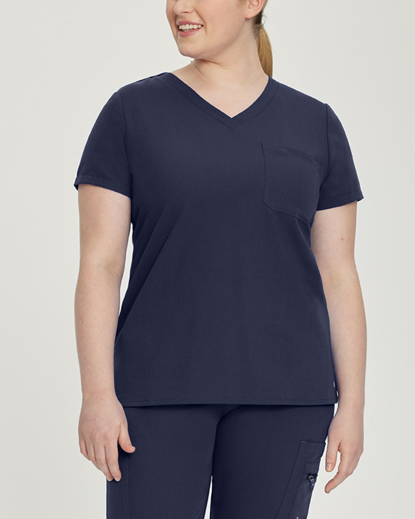 794 V-Tess One-Pocket V-Neck Scrub Top for Women