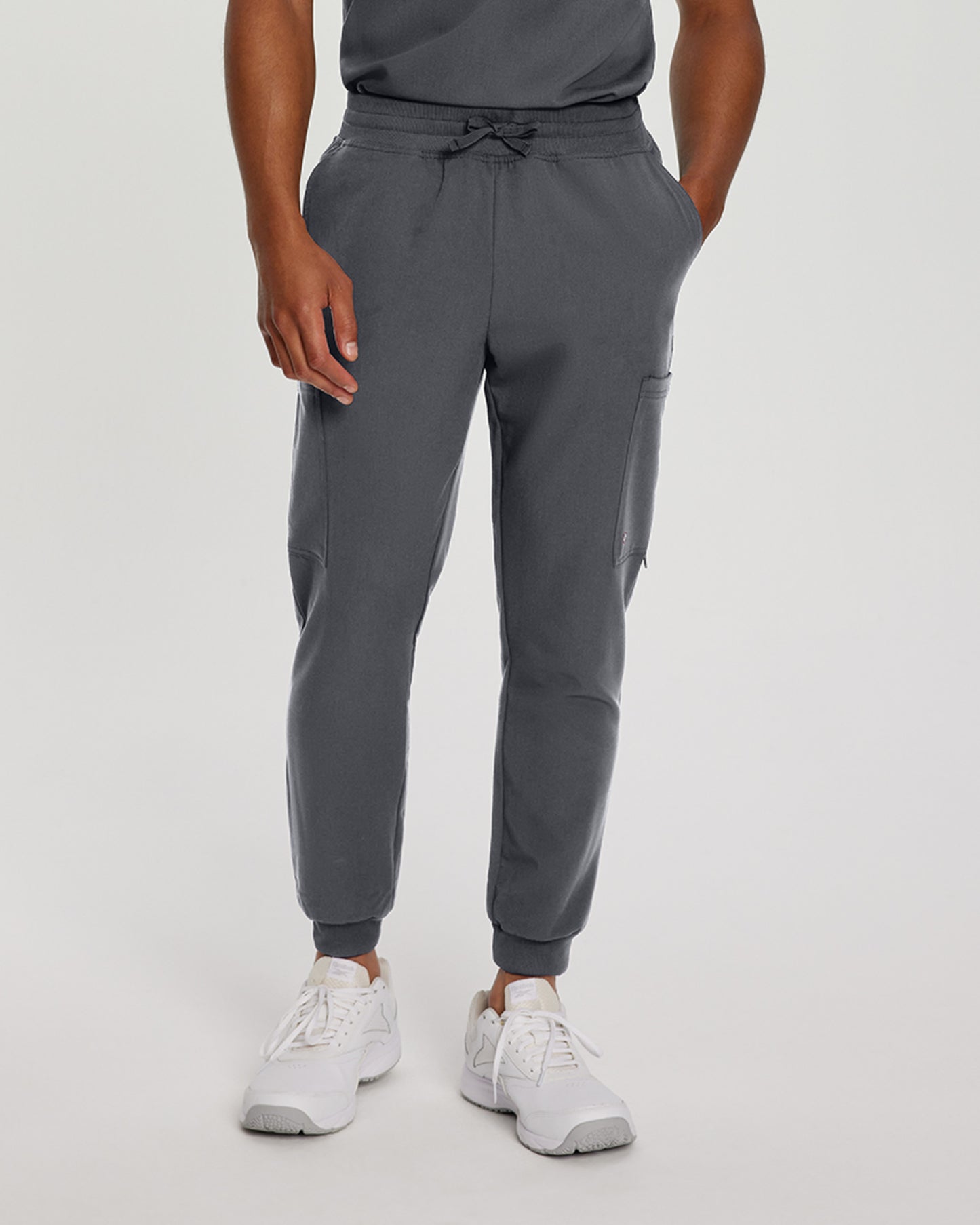 222 White Cross V-Tess Men's Scrub Jogger Bottoms