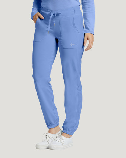 399 Women's White Cross Fit Jogger Pant