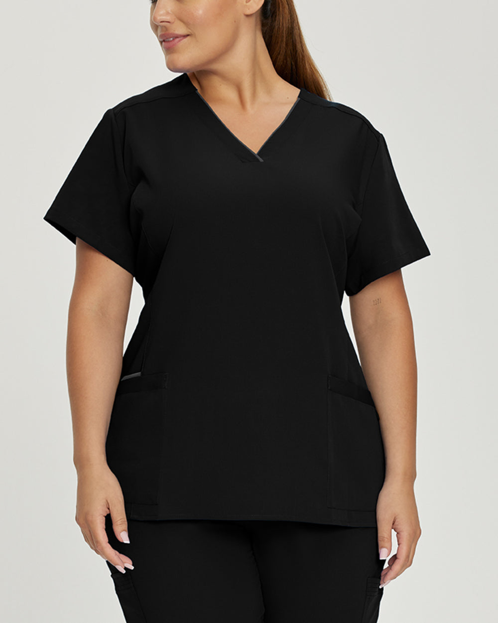 *LAST FEW* 755 Marvella Soft Scrub Top for Women with Contrast Trim