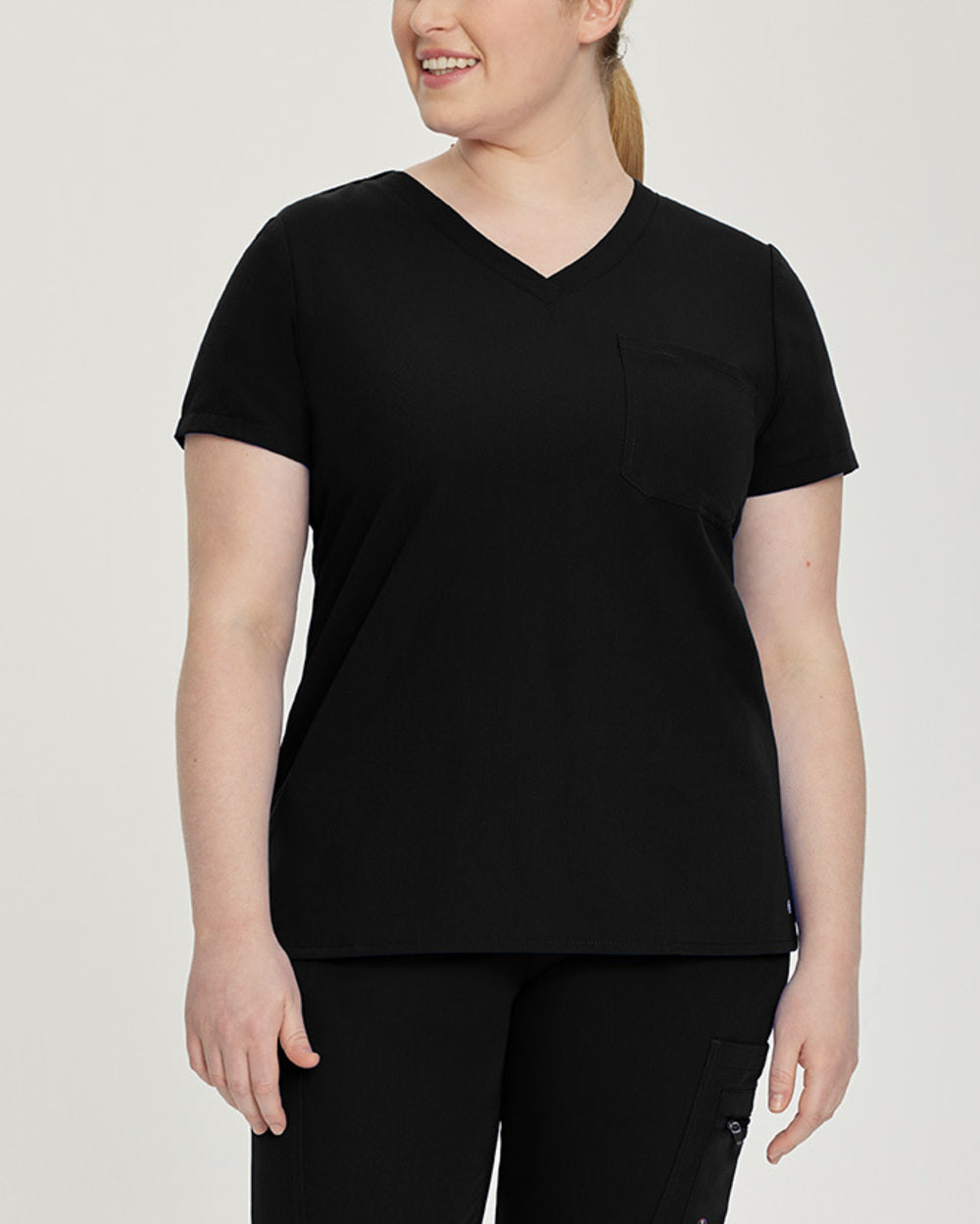794 V-Tess One-Pocket V-Neck Scrub Top for Women