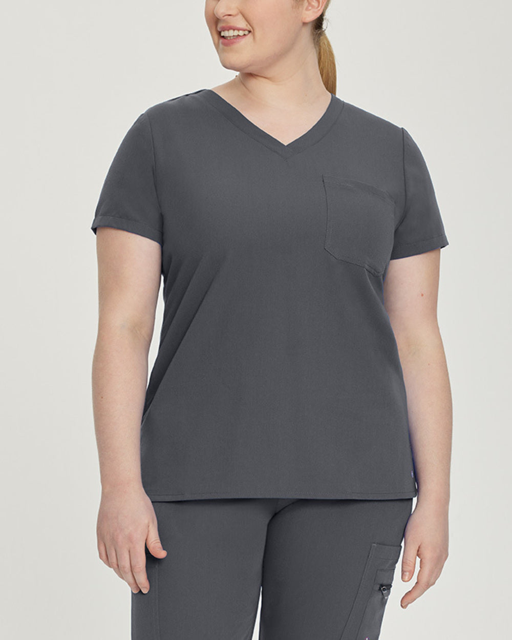 794 V-Tess One-Pocket V-Neck Scrub Top for Women