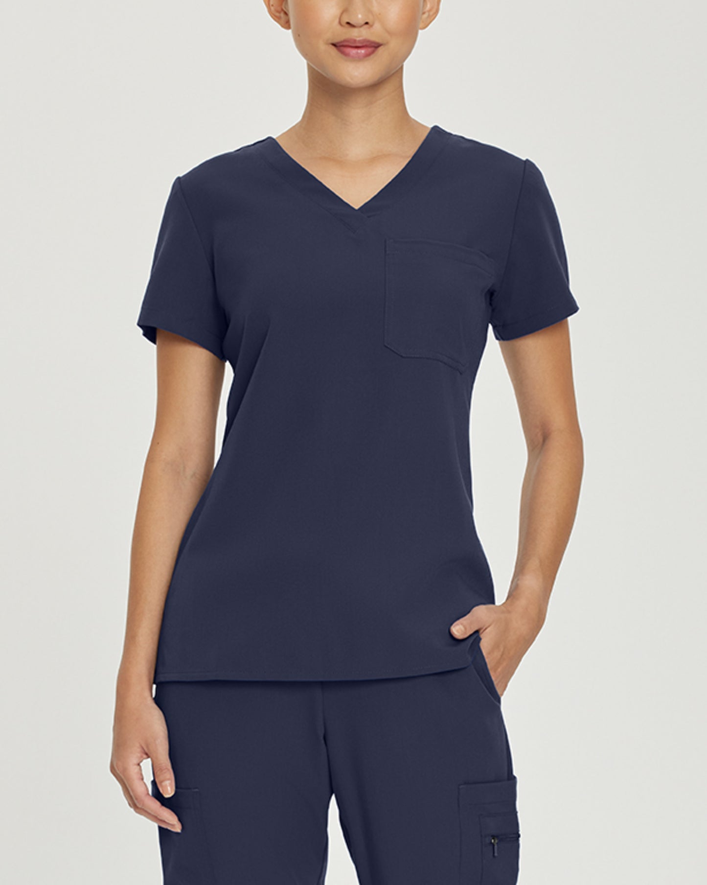794 V-Tess One-Pocket V-Neck Scrub Top for Women
