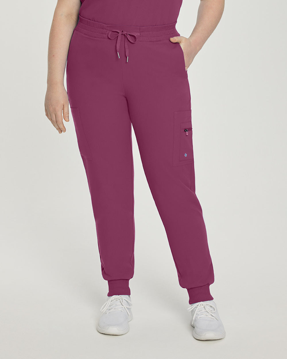 380 White Cross V-Tess Women's Zipped Cargo Pocket Jogger Pant